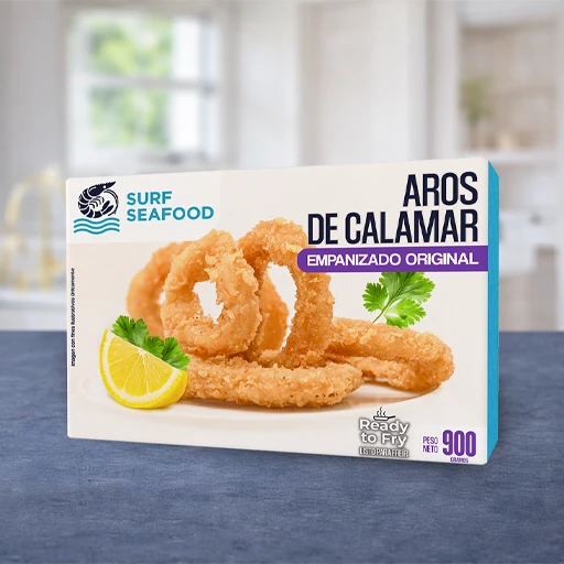 Aros de calamar empanizado original 900g